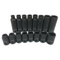 Frita Frita 239213 Master Mechanic Metric Standard & Deep Impact Socket Set; 16 Piece 239213